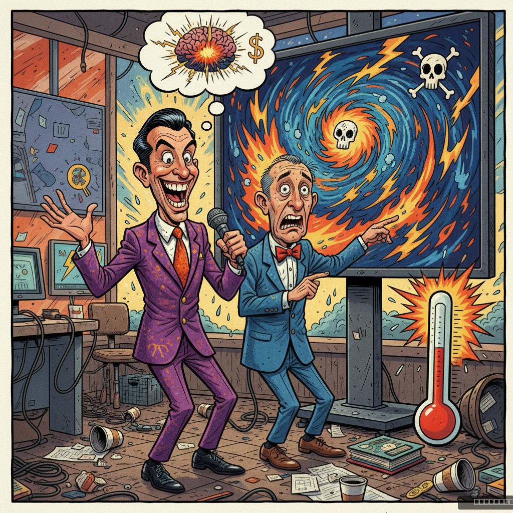 Local News Outlets Now Employing Professional 'Hype-Men' To Ensure Maximum Weather Panic