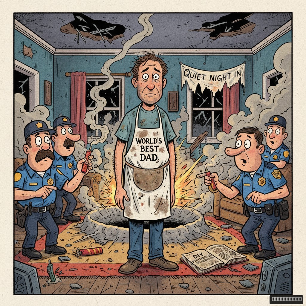 Local Man's 'Quiet Night In' Deemed 'Terror Attack' After Unforeseen Explosive Hobby Mishap