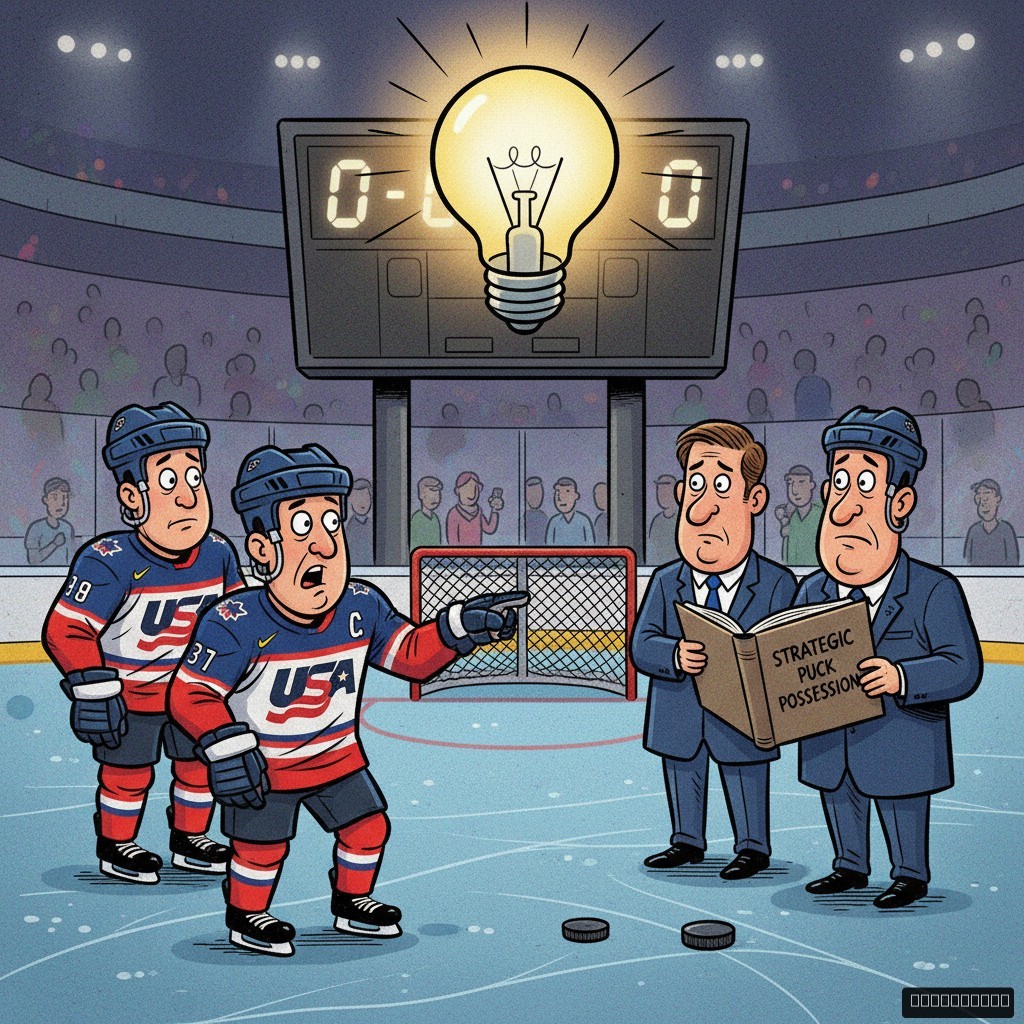 Nation Stunned As US Men's Hockey Team Finally Realizes Sport Involves Scoring