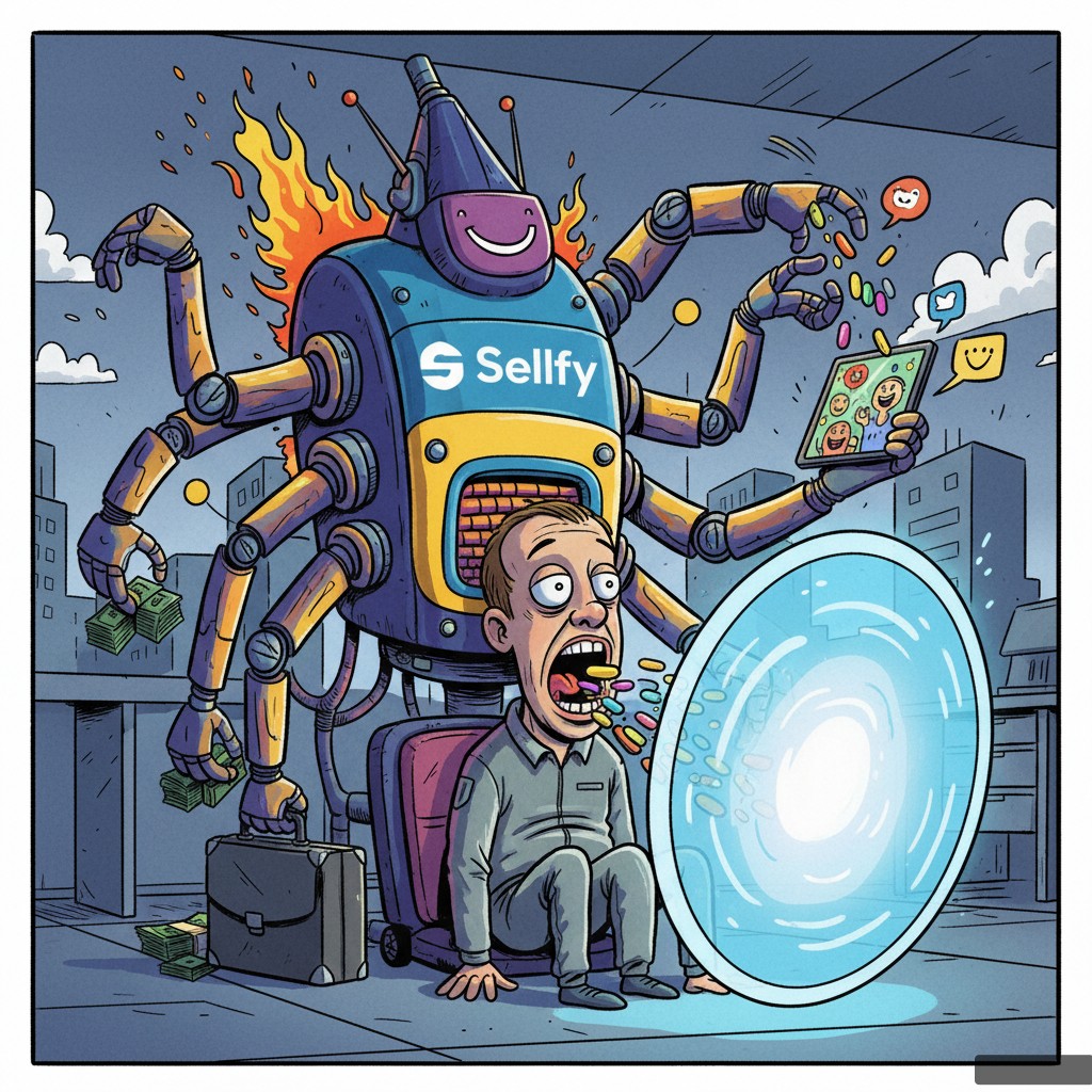 New 'Sellfy' Platform Promises To Automate Entire Human Existence, Leaving Users Free To Pursue True Nothingness