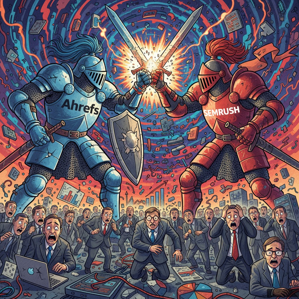 SEO Industry Plunges Into Existential Crisis As Two Dominant Tools Refuse To Merge Into Single, Omniscient Platform