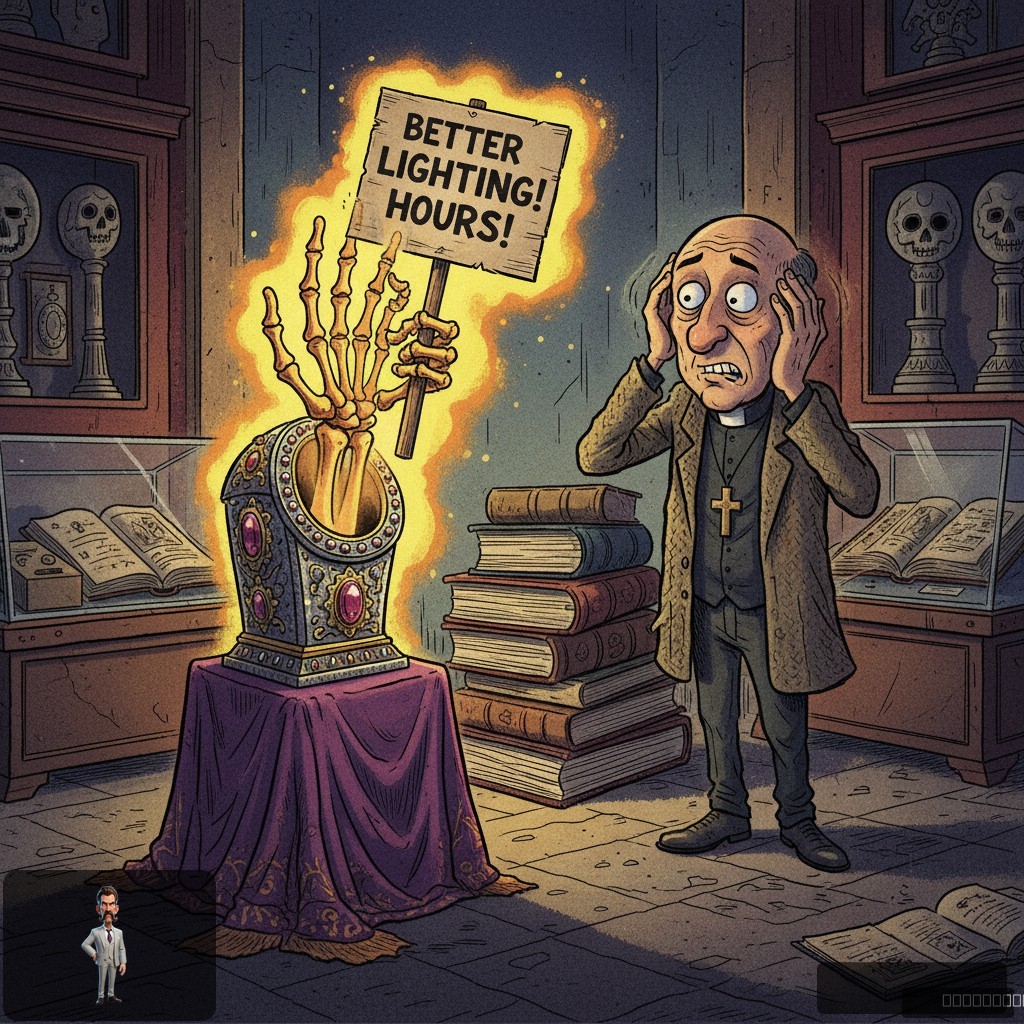 St. Francis's Bones Demand Better Lighting, More Respectful Viewing Hours