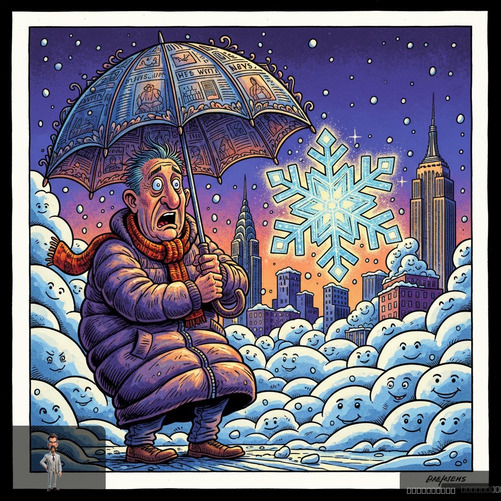 NYC Mayor Declares Snowflakes 'Too Fragile' for Outdoor Exposure, Orders Citywide Hibernation Protocol