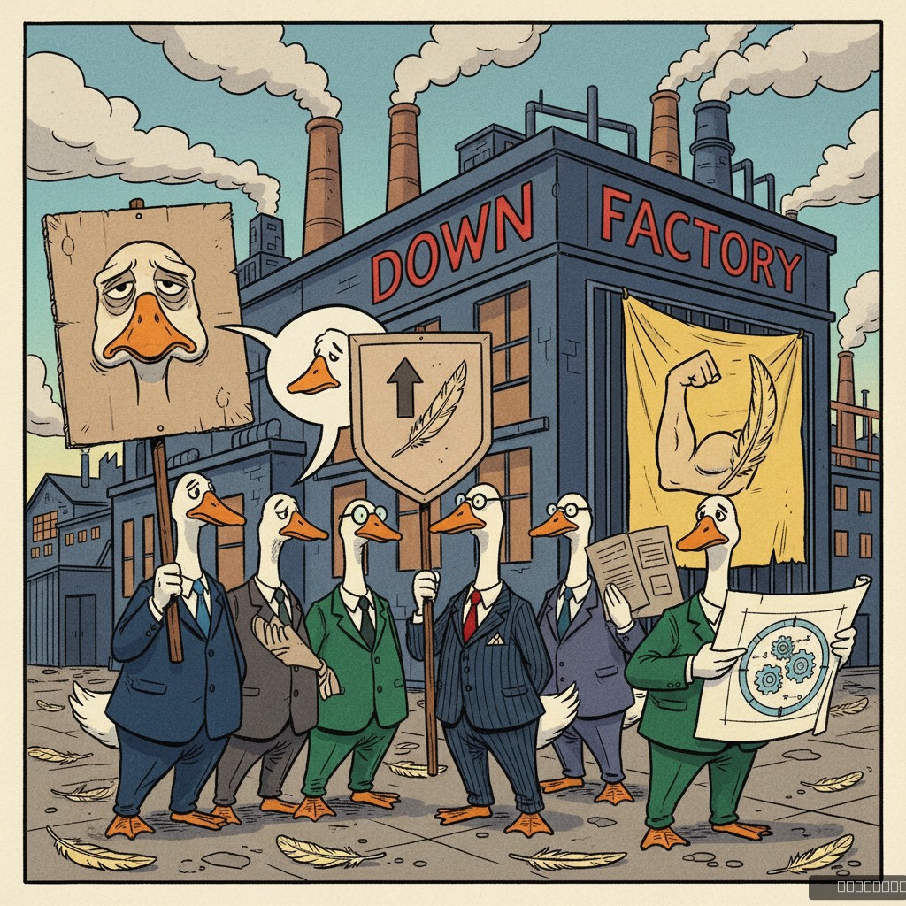 Nation's Geese Demand Immediate Reclassification, Citing 'Emotional Labor' of 'Fill Power' Standards