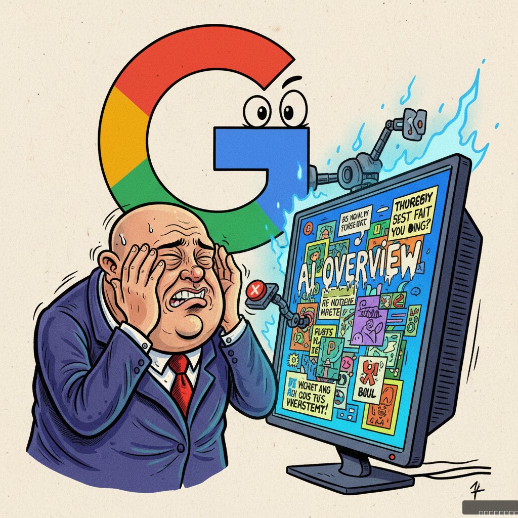 Google Announces Groundbreaking 'Just Don't Look At It' Feature For AI Overviews