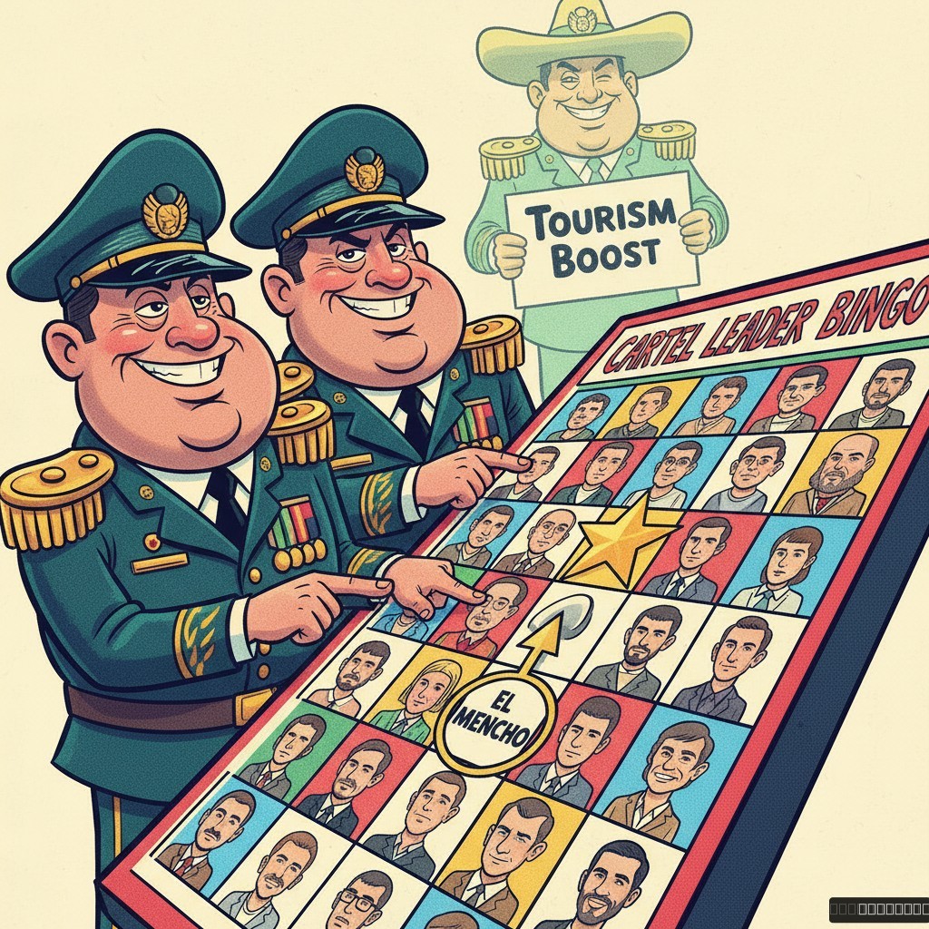Mexican Army Confident 'El Mencho' Is 'Very Dead This Time,' Announces Annual 'Cartel Leader Bingo' Winner