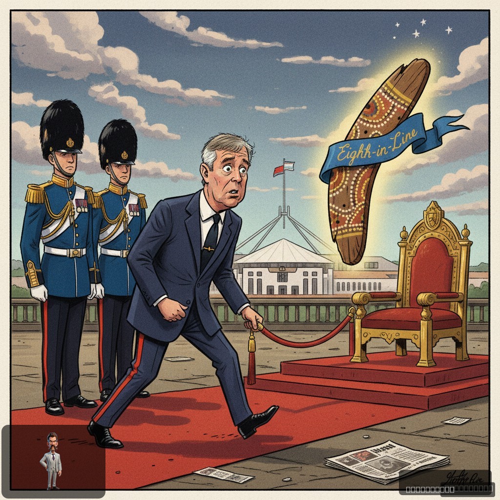 Australia Demands Andrew Be Replaced In Succession By 'A Slightly Used Boomerang'