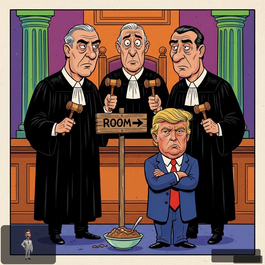 Federal Judges Threaten To Send Trump Administration To Its Room Without Any Pudding