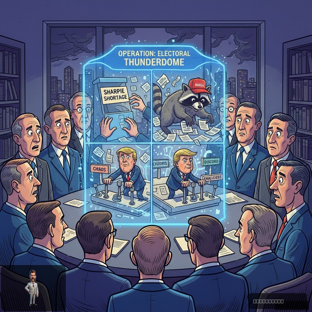 Democratic Attorneys General Unveil Highly Detailed 'Operation: Electoral Thunderdome' To Combat Hypothetical Trump Interference