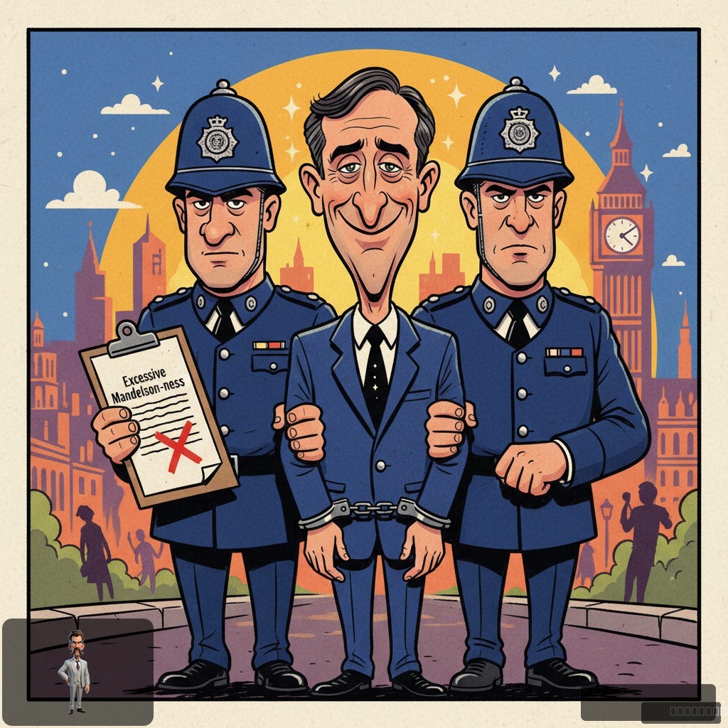 Nation Breathes Collective Sigh of Relief as Mandelson Finally Arrested for 'Excessive Mandelson-ness'