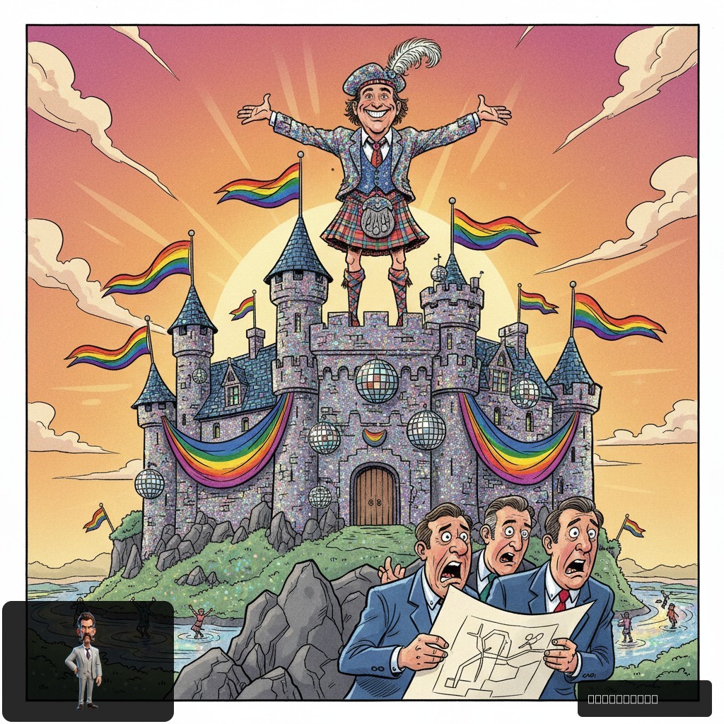 Alan Carr's Castle Purchase Sparks Fears of 'Architectural Over-Fabulousness' in Scottish Borders