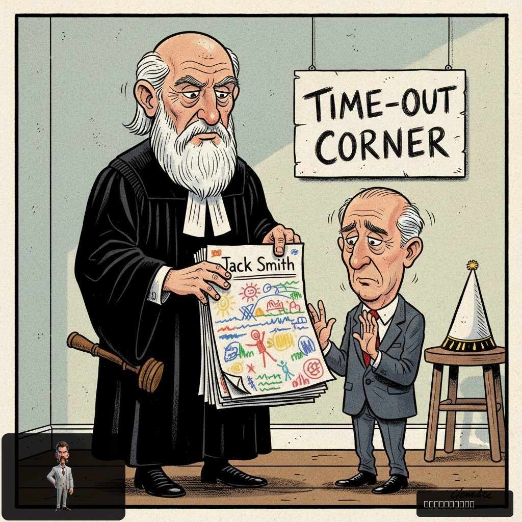 Judge Orders Jack Smith's 'Doodle Report' Confiscated, Cites Excessive Use of Crayons