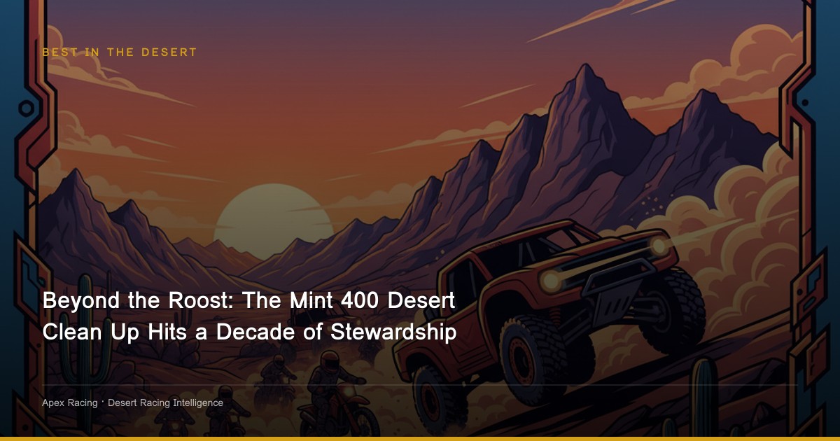 Beyond the Roost: The Mint 400 Desert Clean Up Hits a Decade of Stewardship