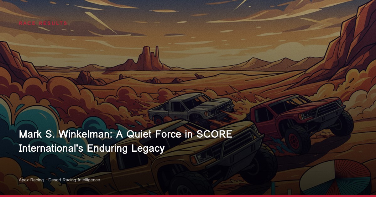 Mark S. Winkelman: A Quiet Force in SCORE International's Enduring Legacy