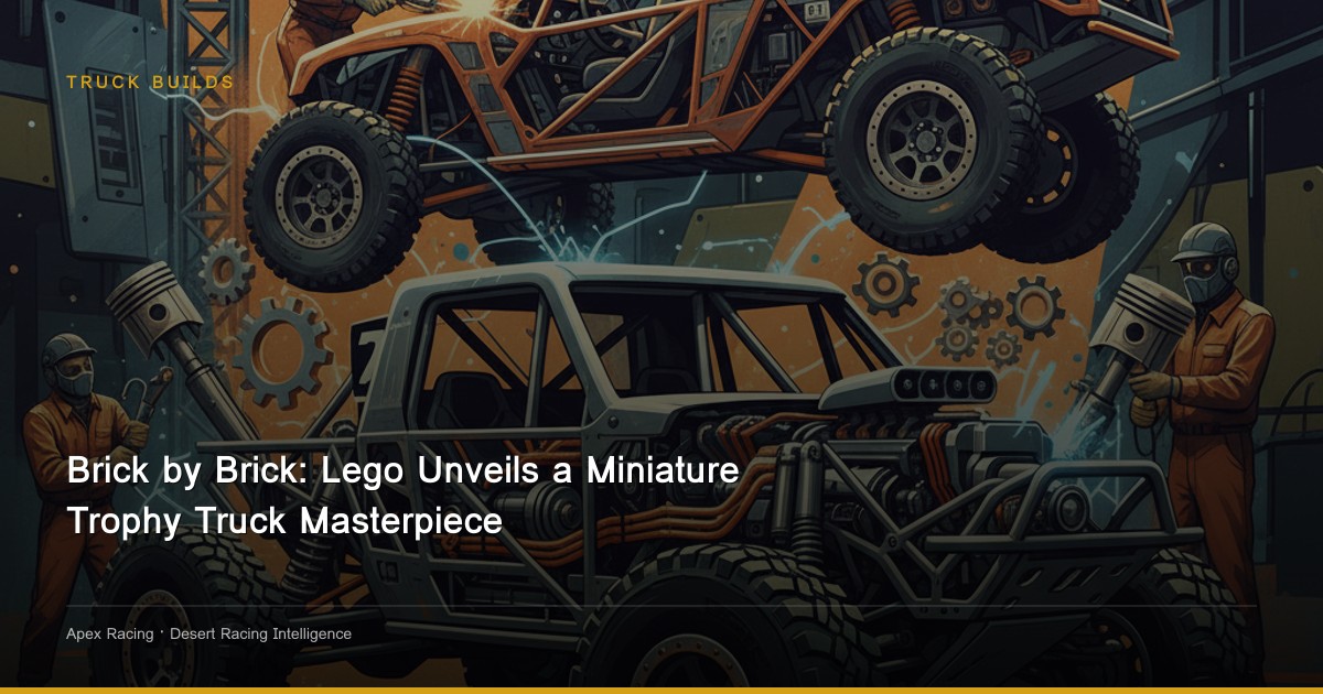 Brick by Brick: Lego Unveils a Miniature Trophy Truck Masterpiece