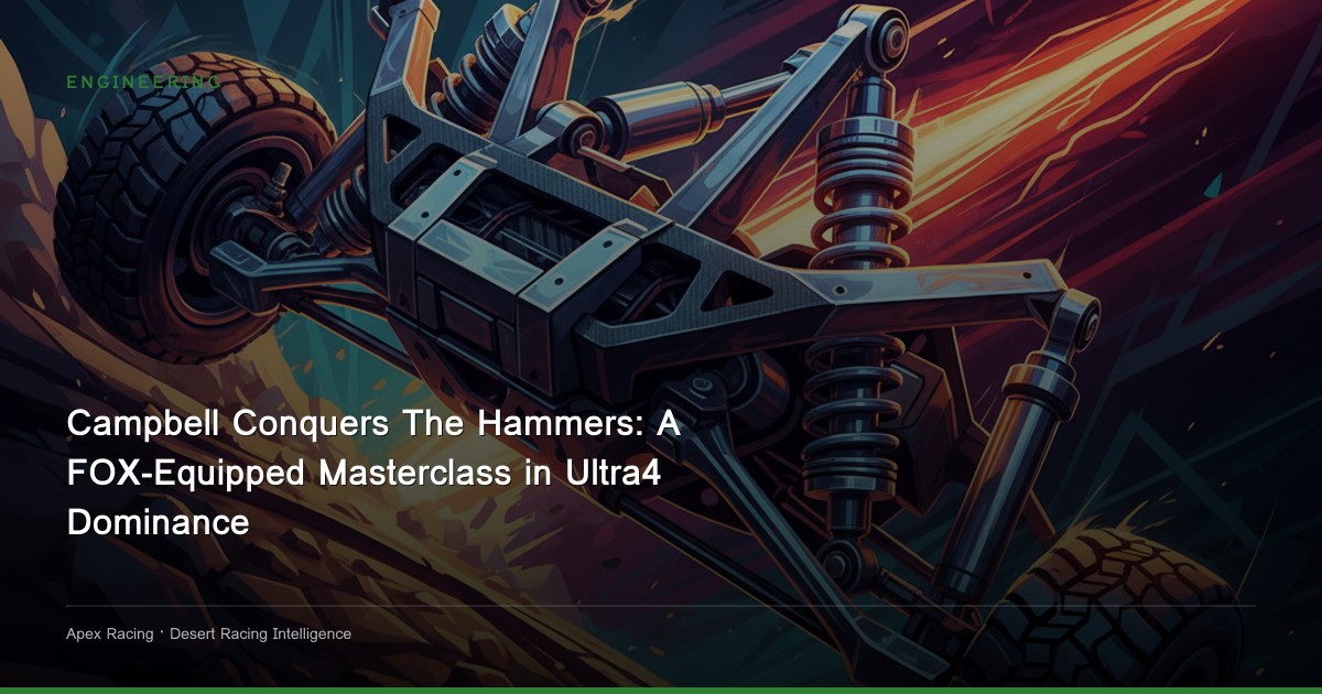 Campbell Conquers The Hammers: A FOX-Equipped Masterclass in Ultra4 Dominance