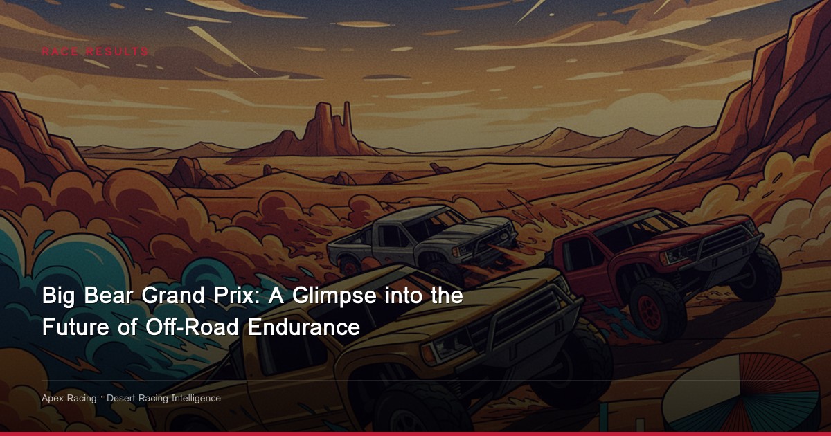 Big Bear Grand Prix: A Glimpse into the Future of Off-Road Endurance