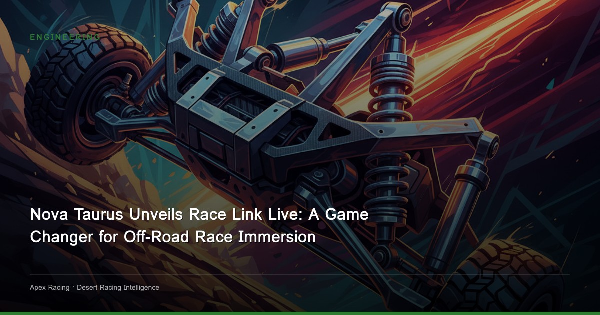 Nova Taurus Unveils Race Link Live: A Game Changer for Off-Road Race Immersion