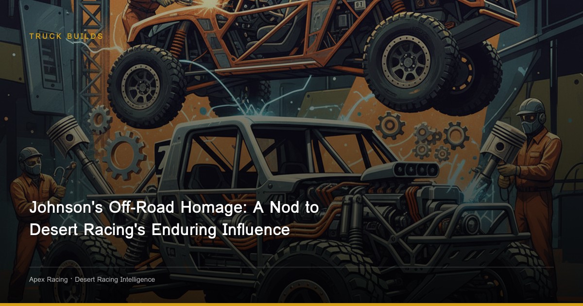 Johnson's Off-Road Homage: A Nod to Desert Racing's Enduring Influence