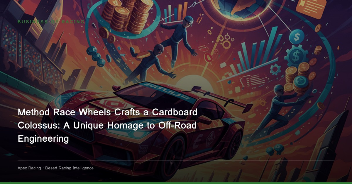 Method Race Wheels Crafts a Cardboard Colossus: A Unique Homage to Off-Road Engineering