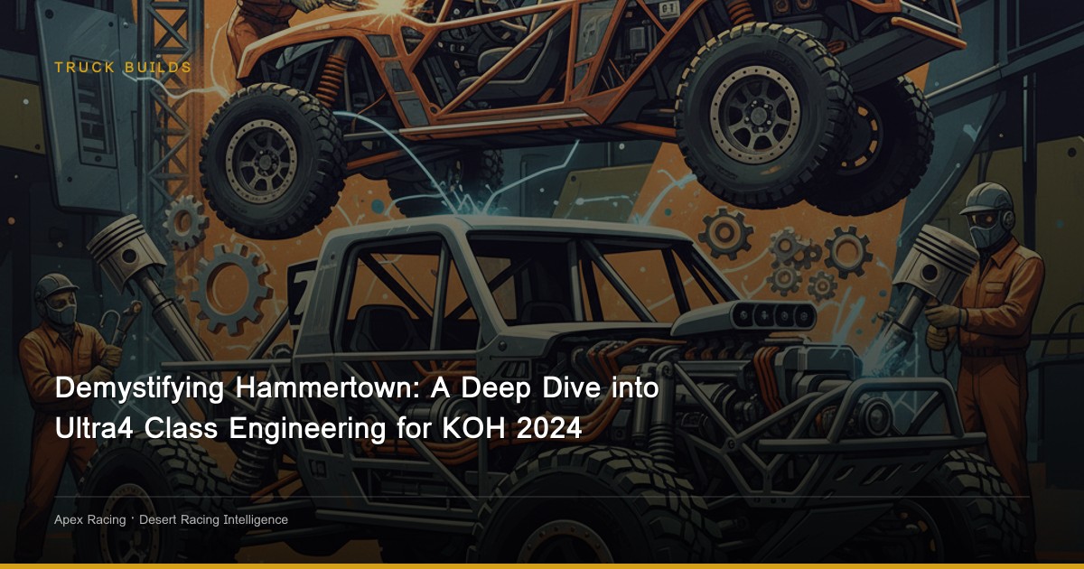 Demystifying Hammertown: A Deep Dive into Ultra4 Class Engineering for KOH 2024