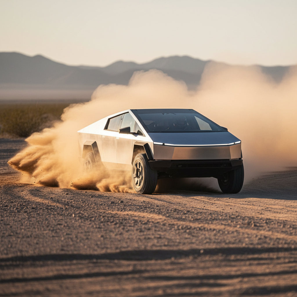 Cybertruck Enters the Fray: Electric Power Takes on the Desert's Ultimate Test