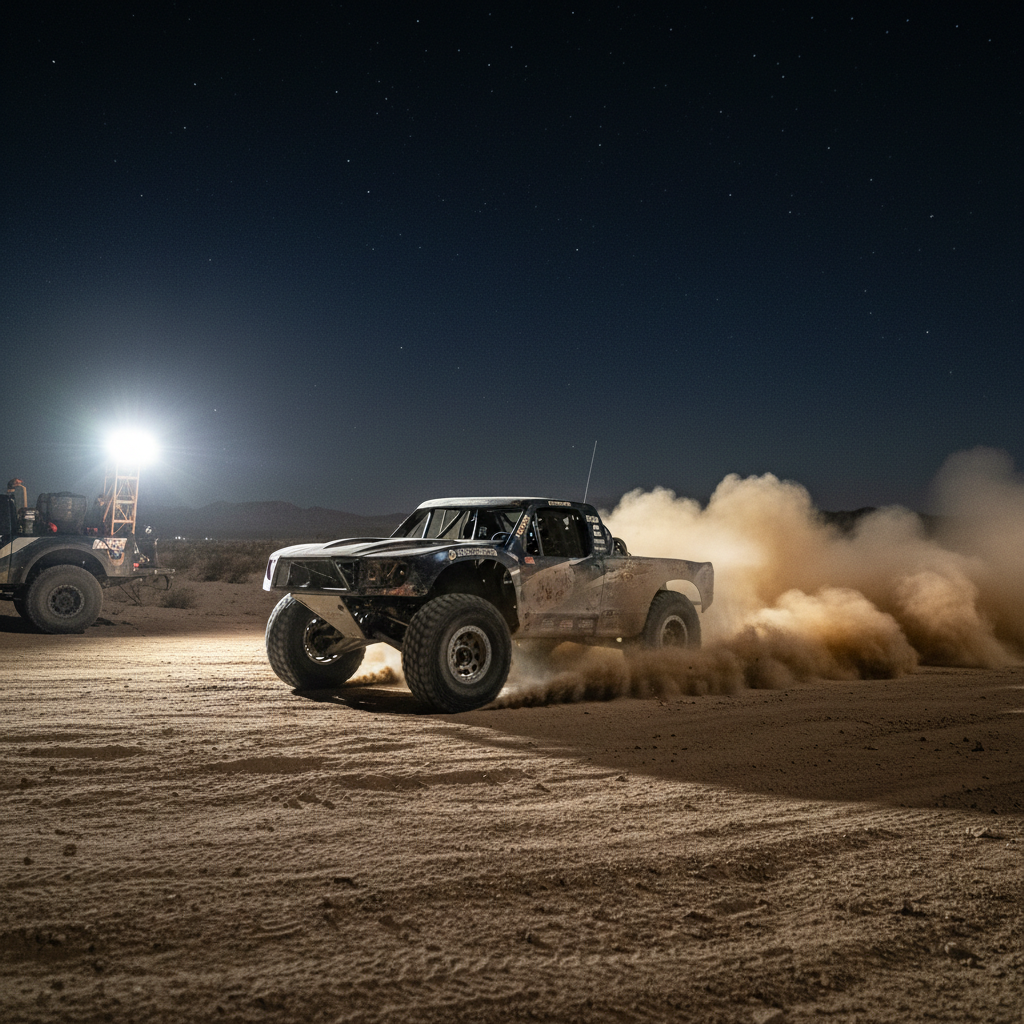 Illuminating the Night: The Coast FL97R and Its Indispensable Role in Desert Racing Recovery