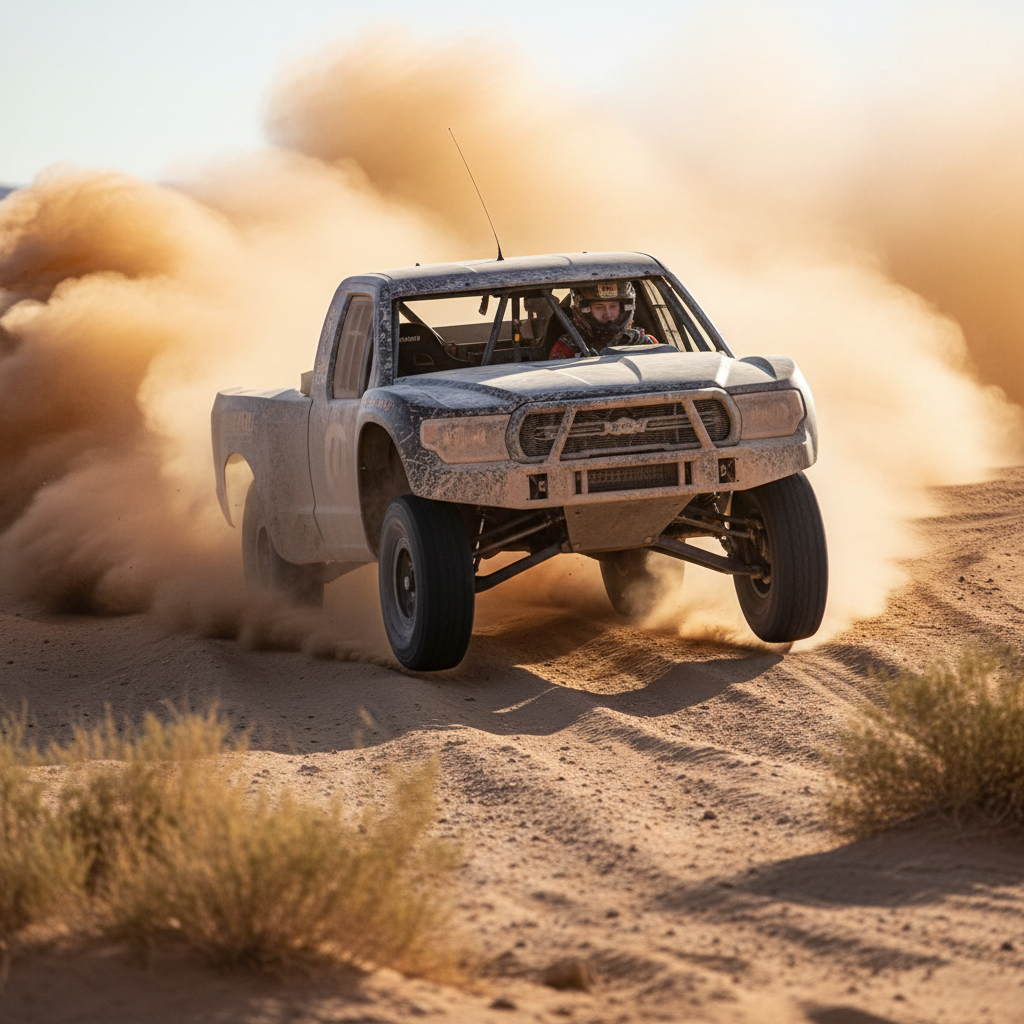 Rookie's Revelation: Bearman Grapples with 'Knife-Edge' Trophy Truck in Debut Season