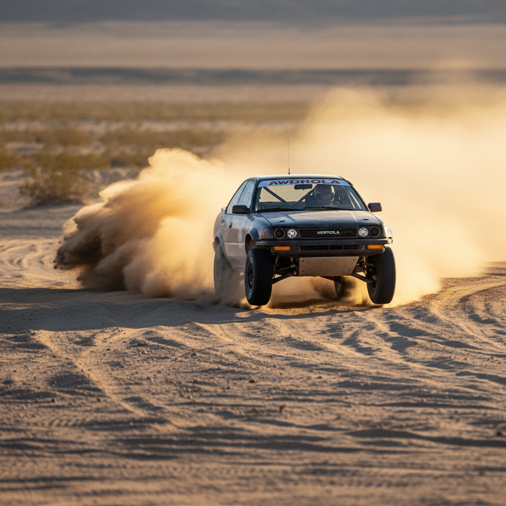 AWDROLA Unleashed: SEMA's Cult-Classic Corolla Tackles The Great American Off-Road Race