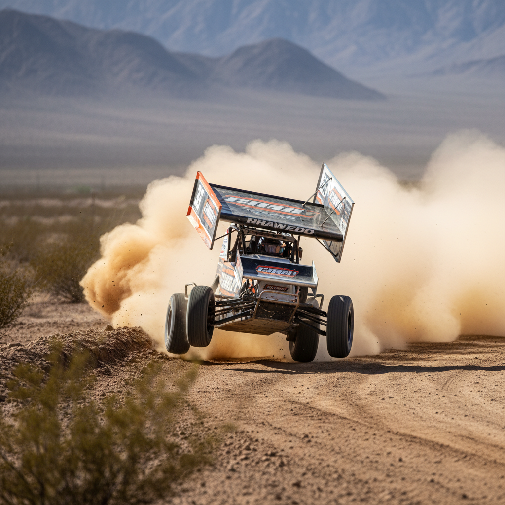 Crossover Collision: Ty Gibbs' High-Flying Sprint Car Incident Raises Multi-Discipline Questions