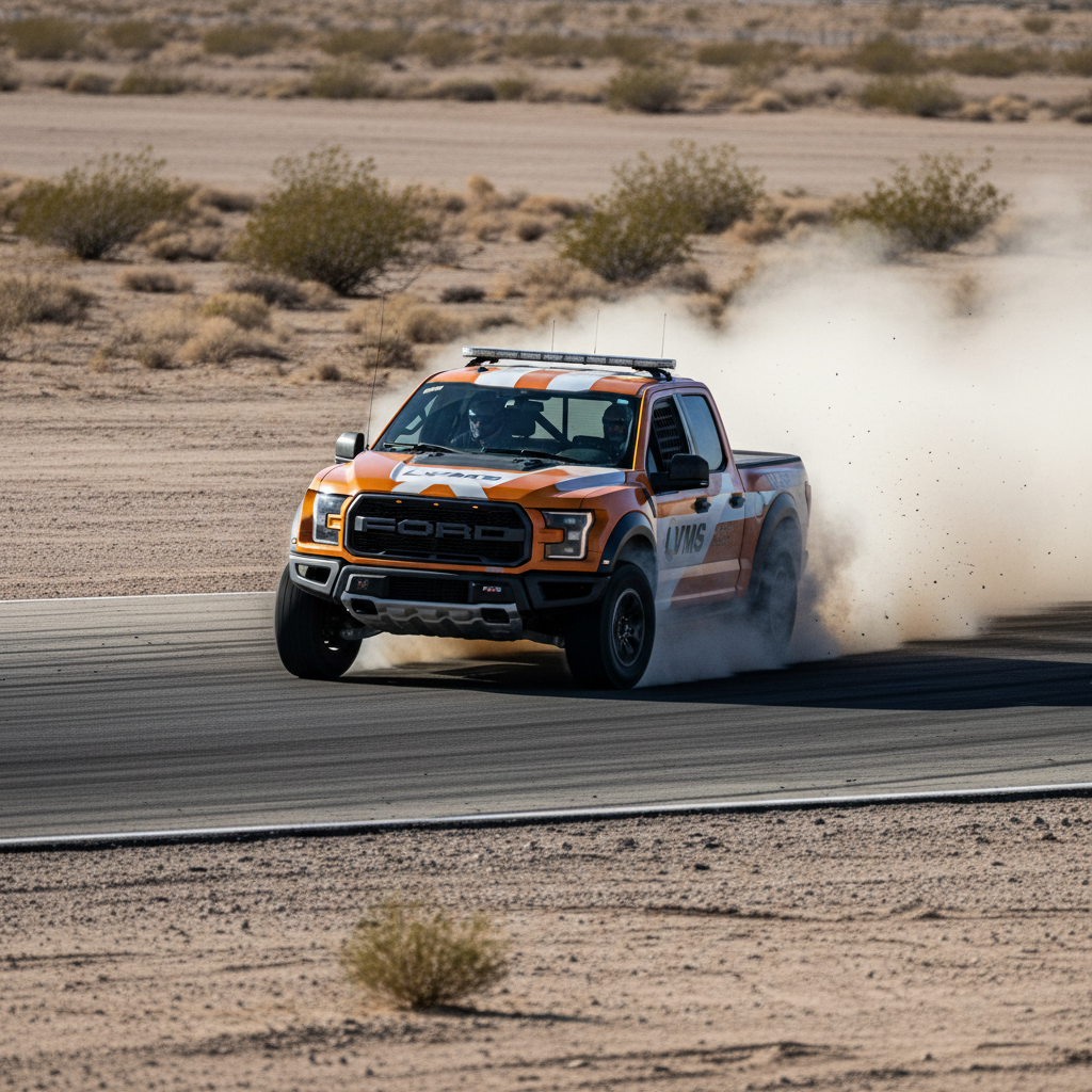 LVMS Safety Truck's Unscripted Drift: A Lesson in Vehicle Dynamics, Even on Pavement