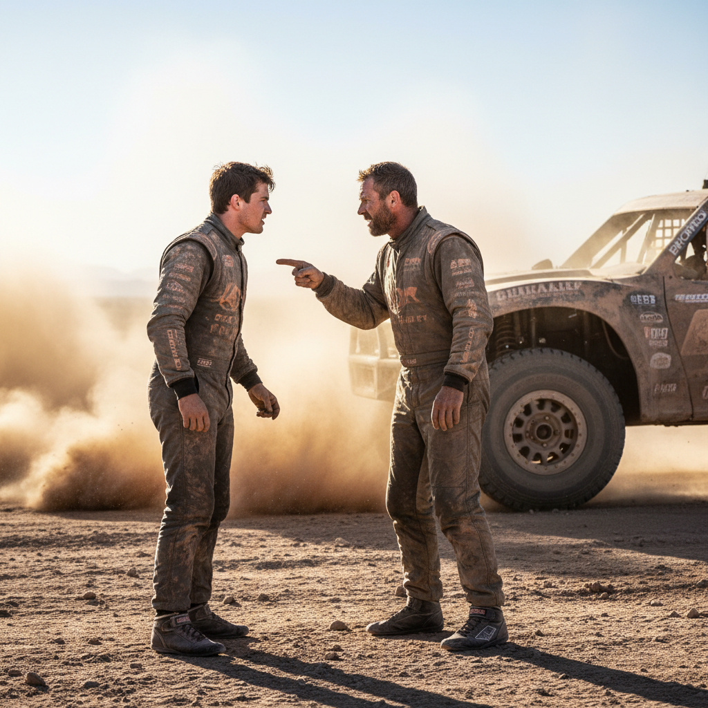 Post-Race Tensions Flare: Rookie's Apology Rebuffed After Baja Incident