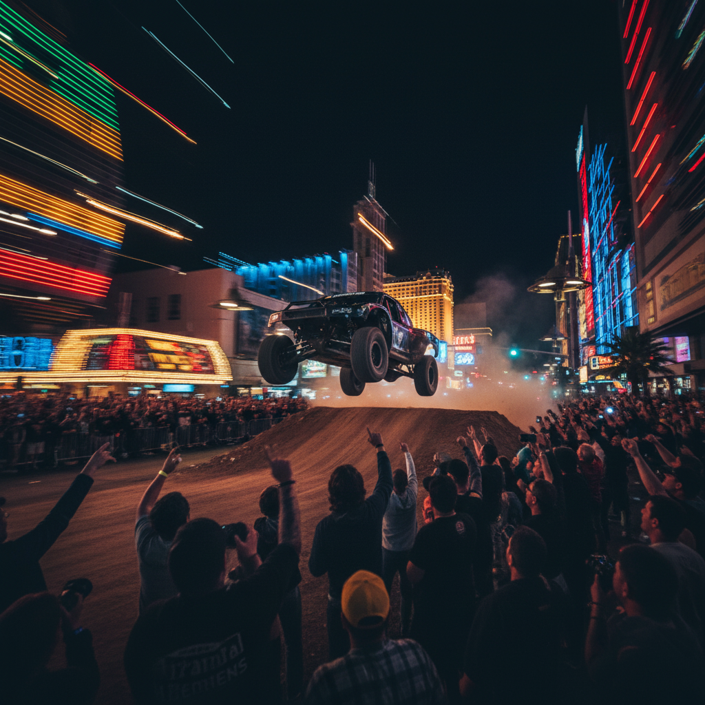 Mint 400 Takes Over Fremont Street: A Pre-Race Spectacle for Off-Road Enthusiasts