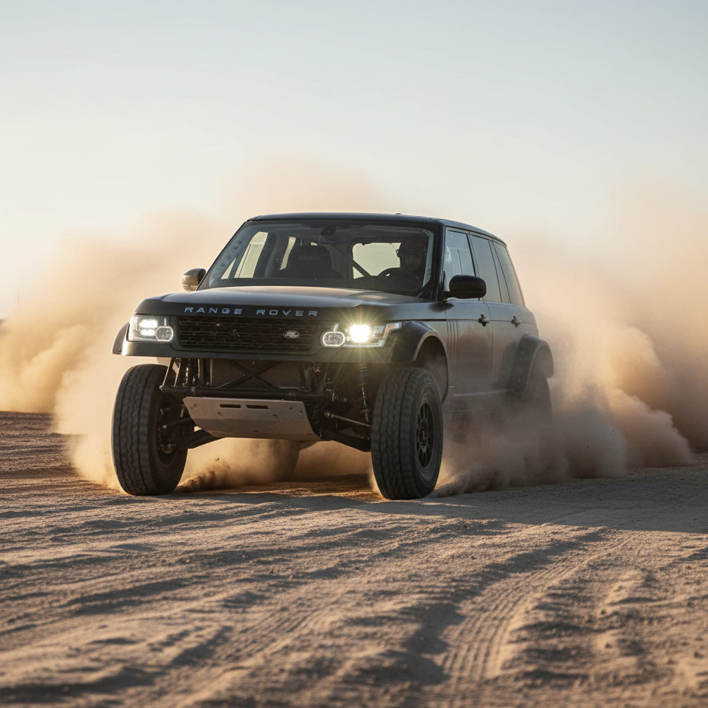 Beast of Baja: Unpacking the 1600-HP Rear-Engine Range Rover Prerunner