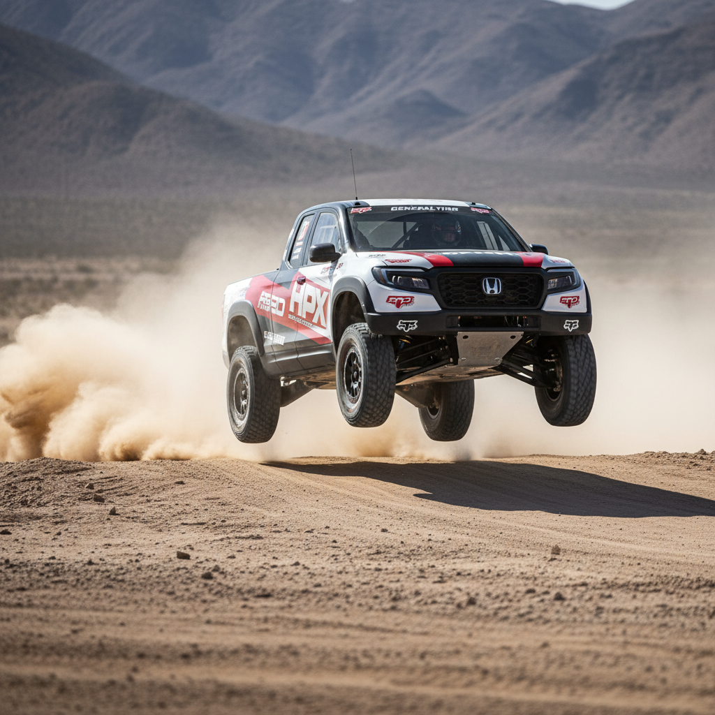 Honda Ridgeline HPD Throws Down in the Desert: Tackling the Mint 400