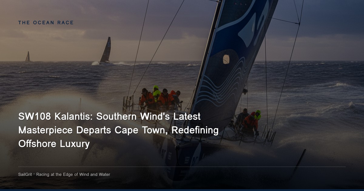 SW108 Kalantis: Southern Wind's Latest Masterpiece Departs Cape Town, Redefining Offshore Luxury