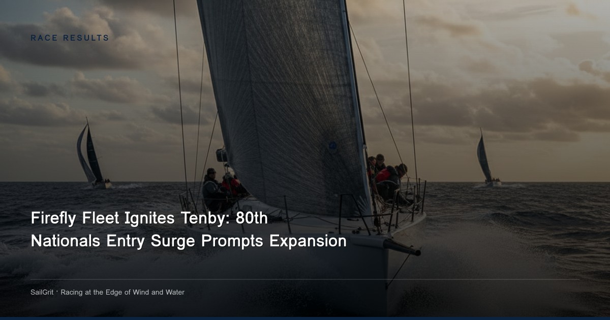 Firefly Fleet Ignites Tenby: 80th Nationals Entry Surge Prompts Expansion