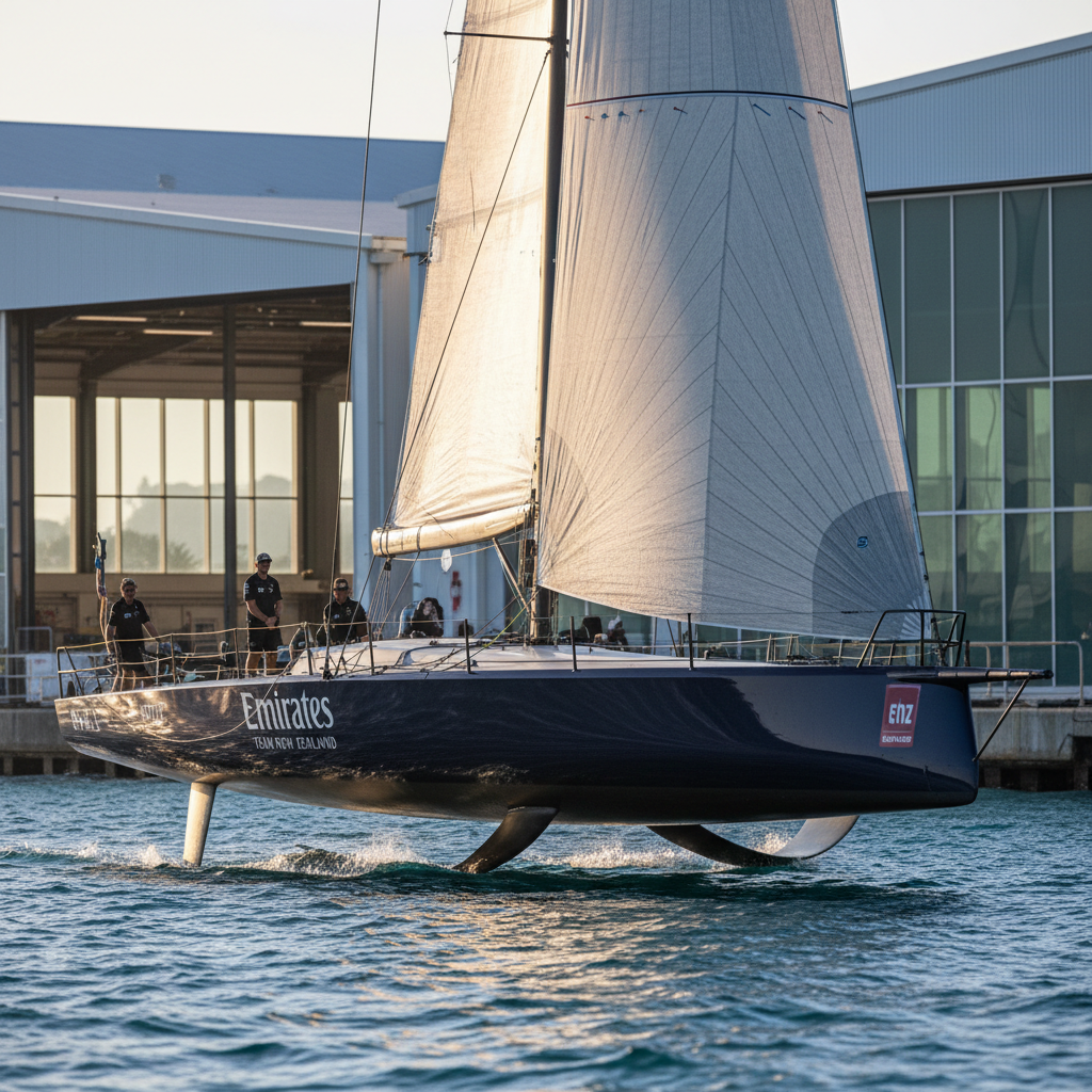 Taihoro Re-Emerges: ETNZ Unveils Leaner, Meaner AC75 for the Five-Crew Future