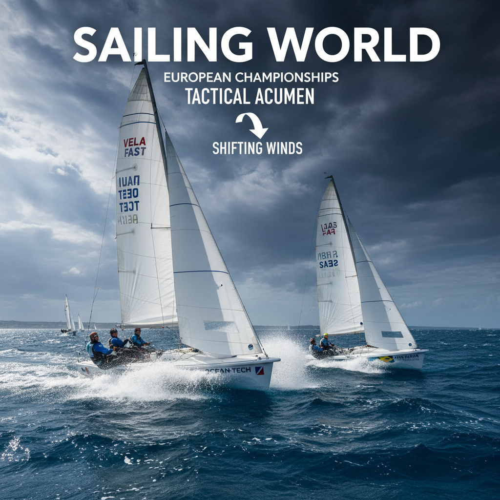 470 Europeans Ignite: Shifting Winds Test Tactical Acumen on Opening Day