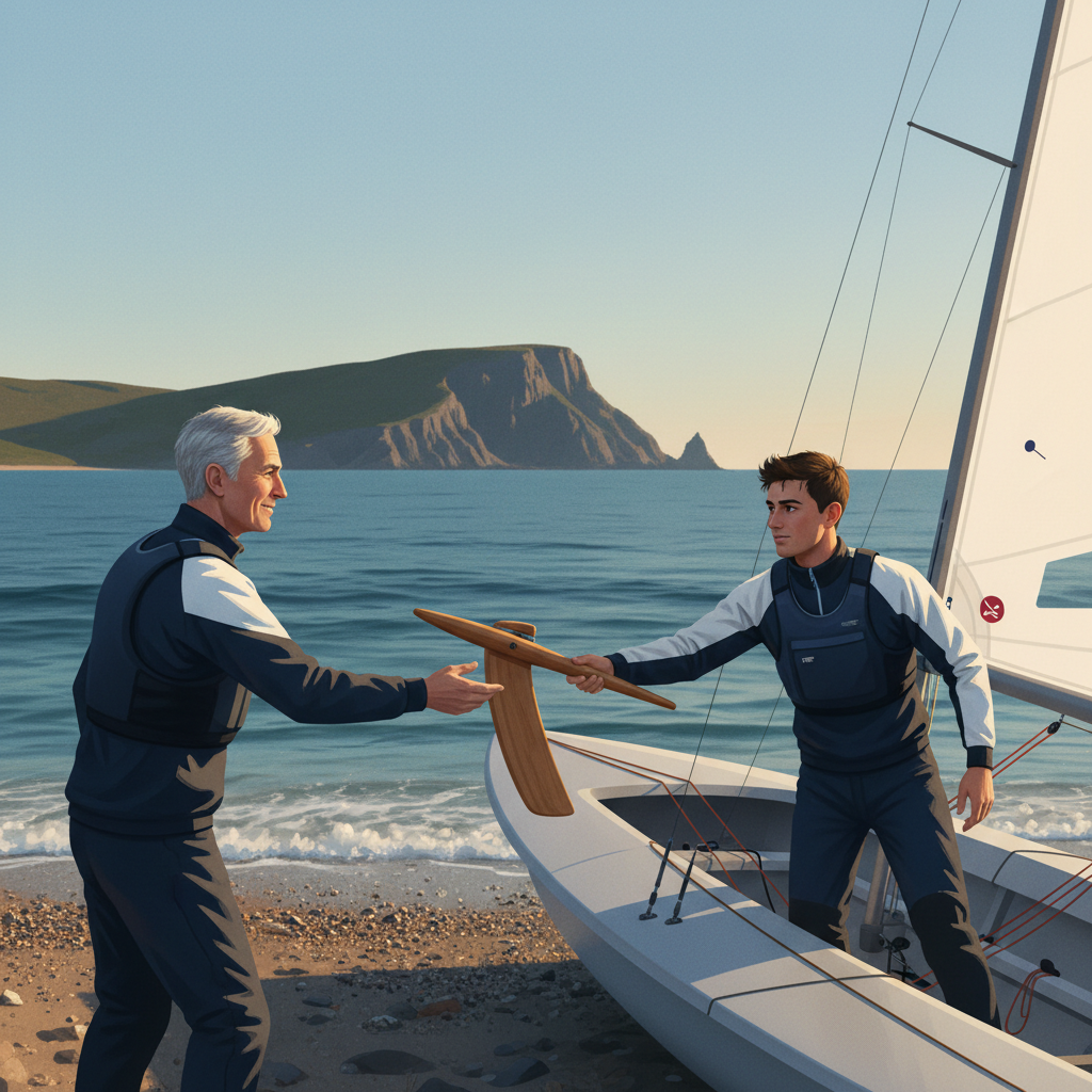 Changing Tides: RS Aero Class Bids Farewell to a Guiding Hand