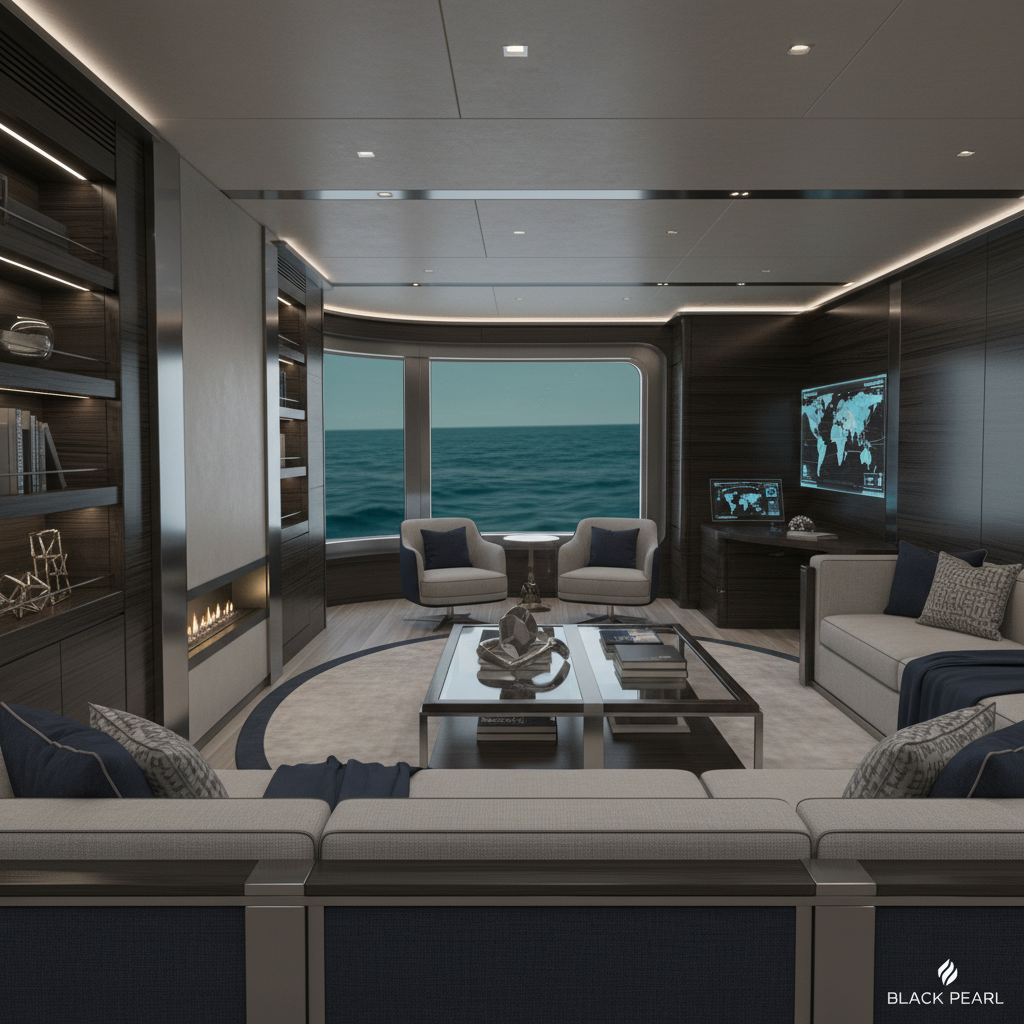 Black Pearl's Inner Sanctum: When Superyacht Opulence Meets Sailing's Soul