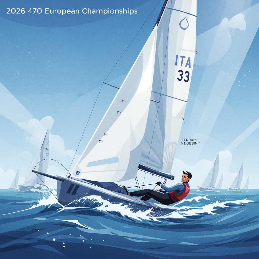 470 Europeans Kick Off with a Tactical Masterclass: Ferrari & Dubbini Seize Early Lead