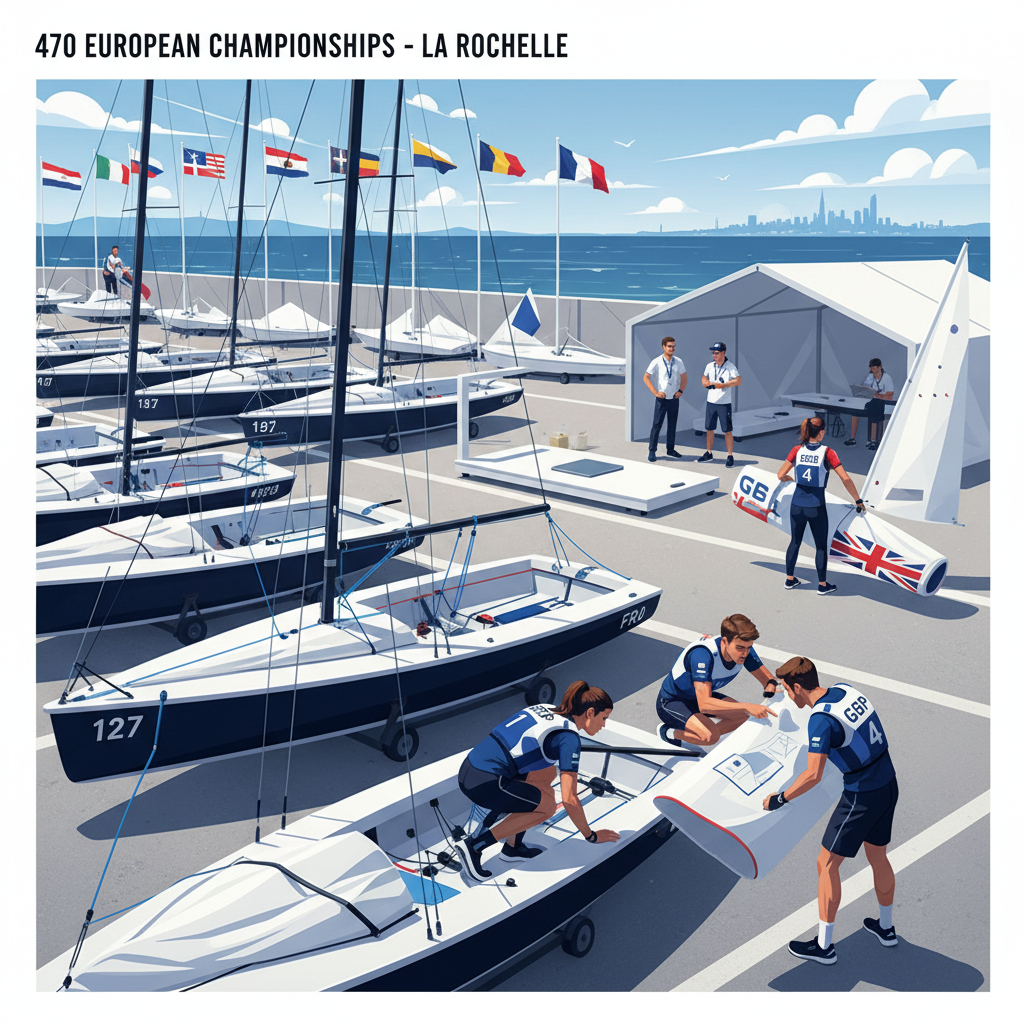 470 Europeans: Olympic Dreams Ignite in La Rochelle as Fleet Gathers