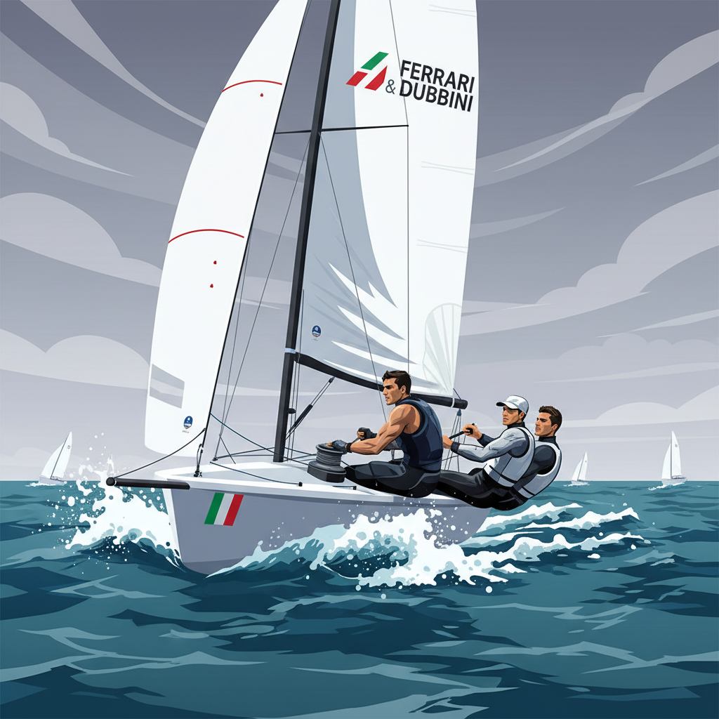Ferrari & Dubbini Master the Shifting Sands of 470 Qualifiers, Eye Gold Fleet Glory