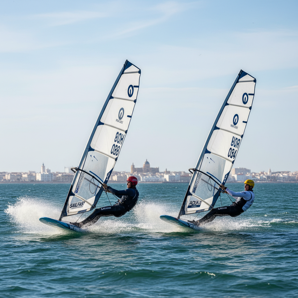 Cádiz Heats Up: iQFOiL Challengers Carve a Path to Paris 2024