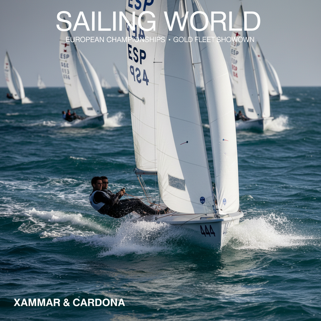 Xammar & Cardona Seize Control in 470 Euros Gold Fleet Showdown