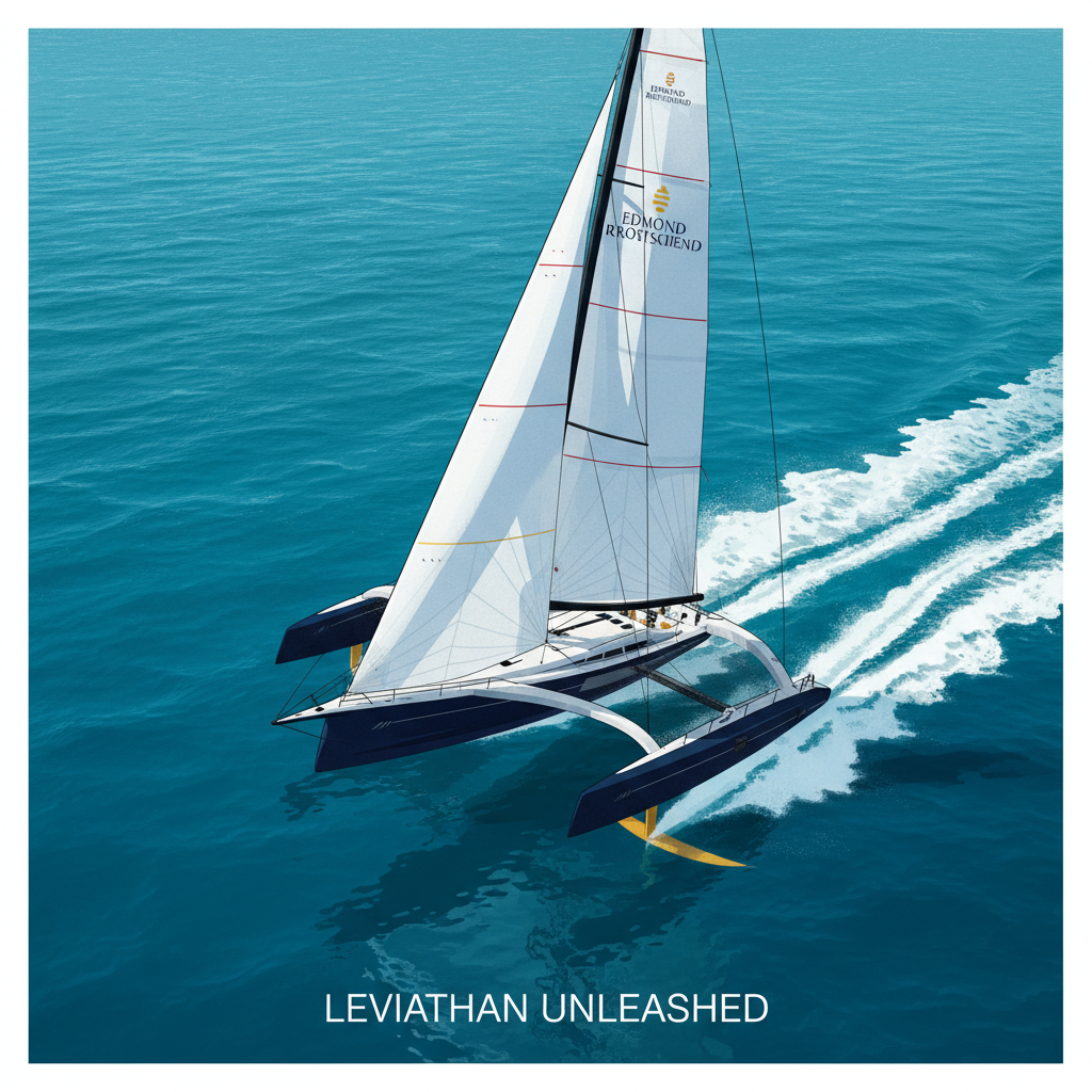 Leviathan Unleashed: Maxi Edmond de Rothschild Takes Flight on Maiden Sea Trials