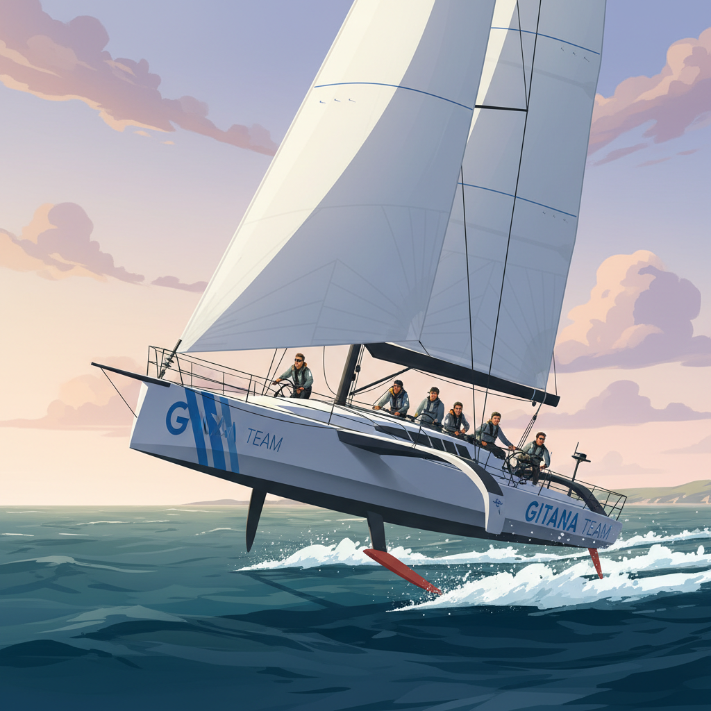 Maxi Edmond de Rothschild Unfurls Ambition: First Foiling Trials Ignite Transoceanic Dreams