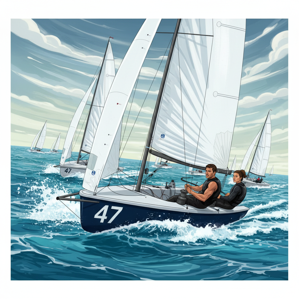 Spanish Maestros Seize Control at 470 Europeans: Xammar and Cardona Lead Gold Fleet Charge