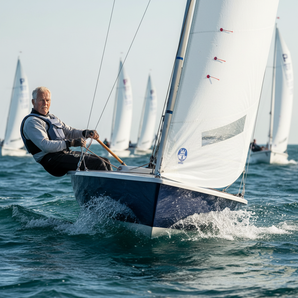 The Unsinkable Spirit: Gus Miller, 91, Defies Time at Finn World Masters